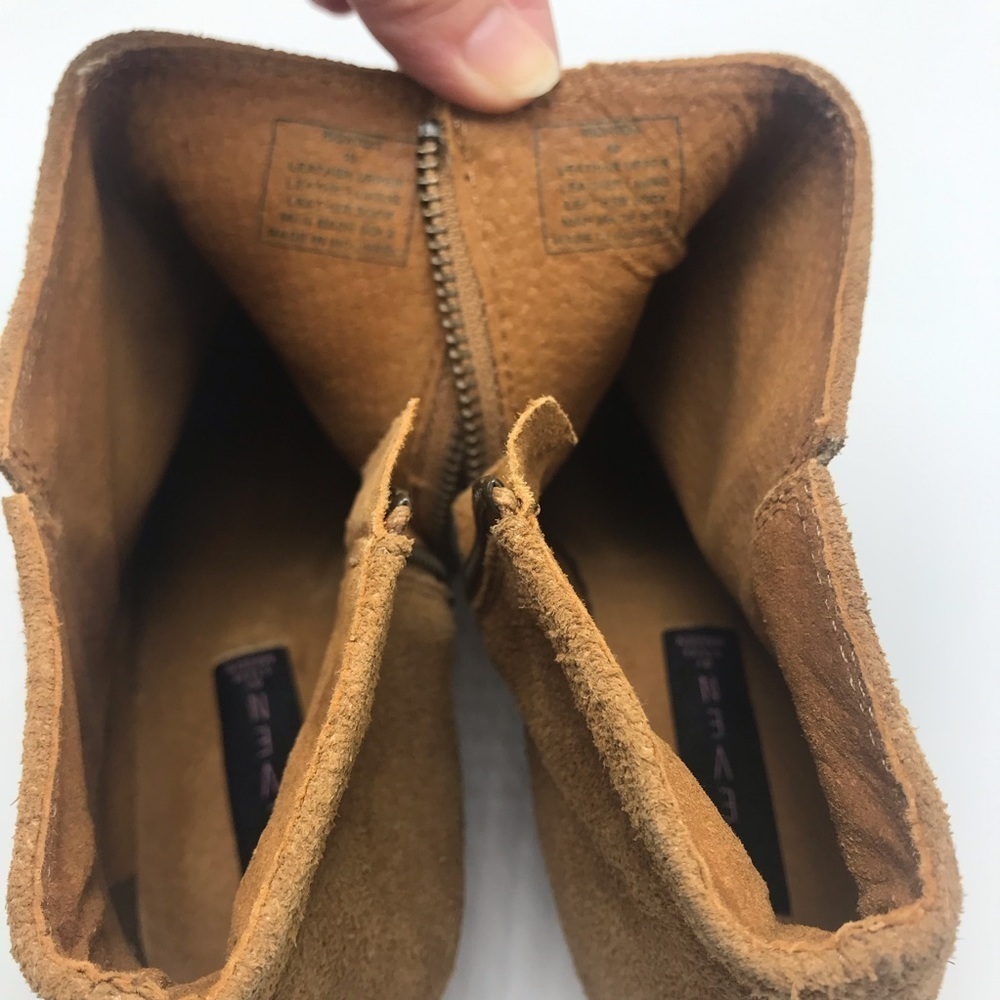 Steven by Steve Madden Brown Suede Leather Booties - Picture 7 of 7